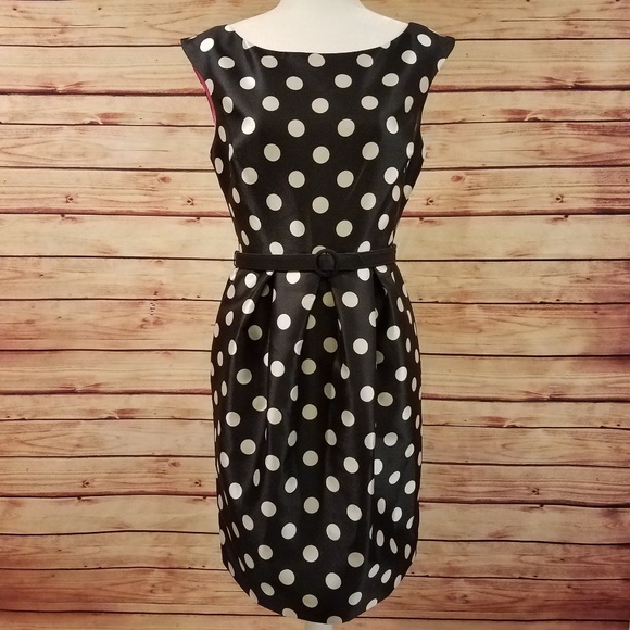Eliza J Dresses & Skirts - Eliza J Polka Dot Sheath Dress